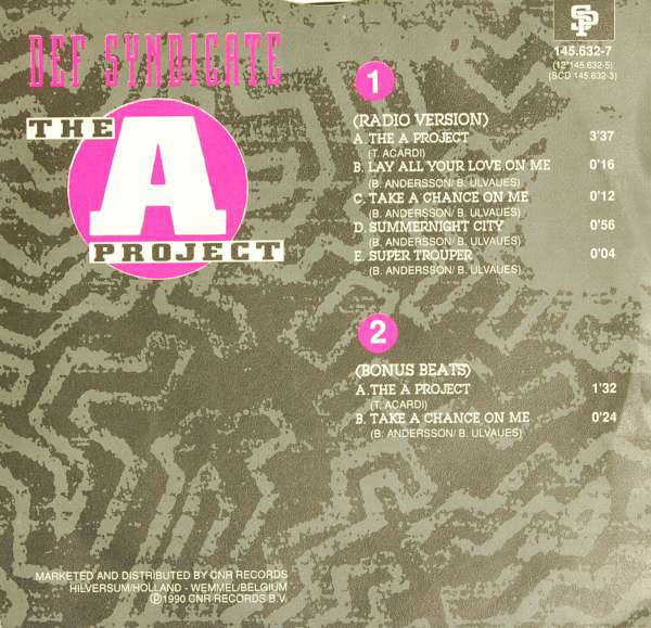 Def Syndicate - The A Project 12603 Vinyl Singles VINYLSINGLES.NL