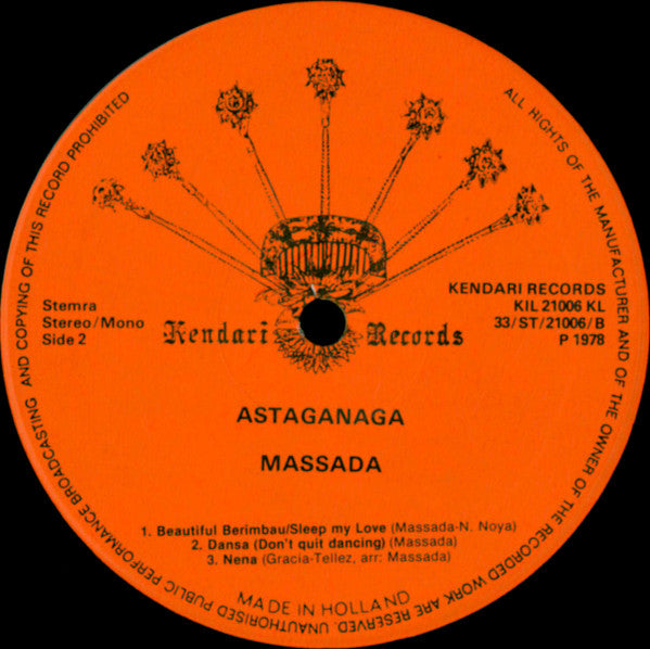 Massada - Astaganaga (LP) 48604 Vinyl LP VINYLSINGLES.NL