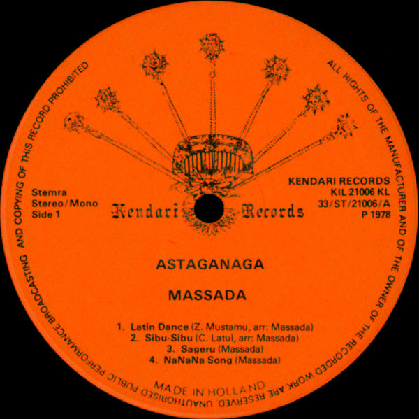 Massada - Astaganaga (LP) 48604 Vinyl LP VINYLSINGLES.NL