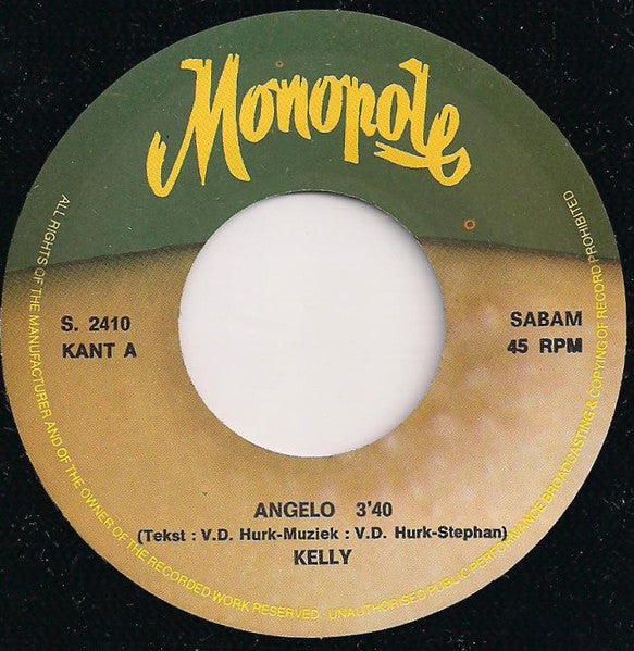 Kelly - Angelo 15231 Vinyl Singles Goede Staat