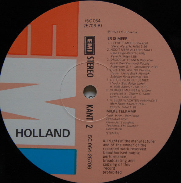 Mieke Telkamp - Er Is Meer (LP) 49290 Vinyl LP VINYLSINGLES.NL