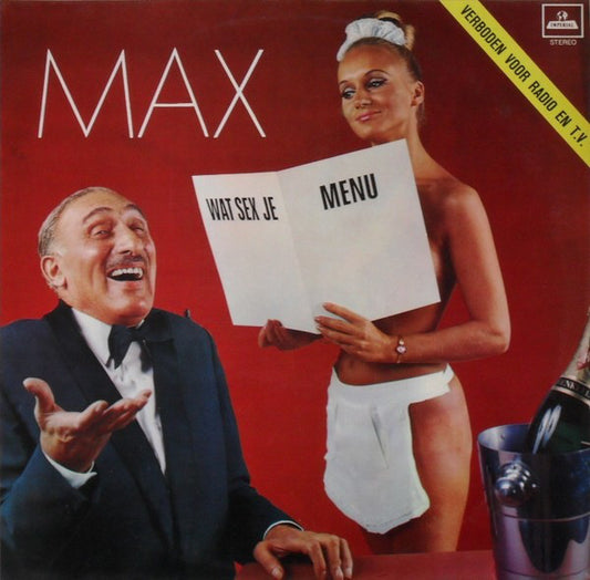 Max Tailleur - Max, Wat Sex Je Menu (LP) 51274 Vinyl LP Goede Staat