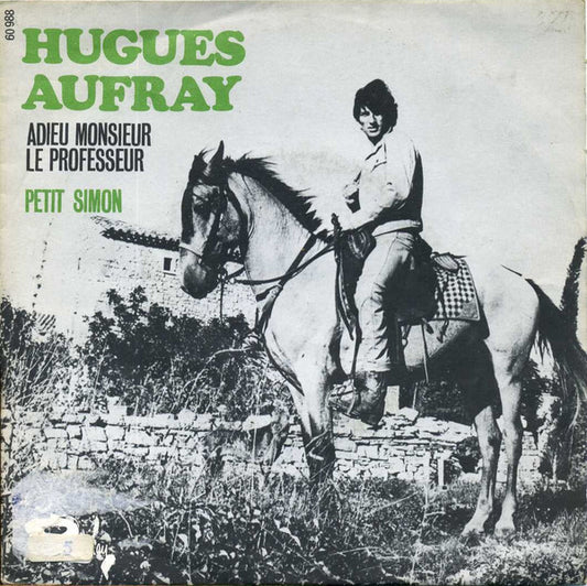 Hugues Aufray ‎- Adieu Monsieur Le Professeur 13199 Vinyl Singles VINYLSINGLES.NL