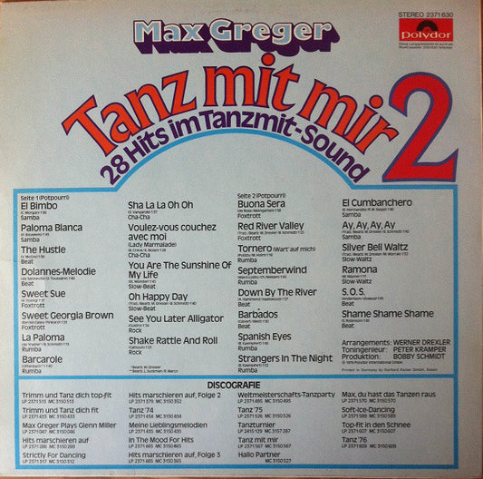 Max Greger - Tanz Mit Mir 2 (LP)
