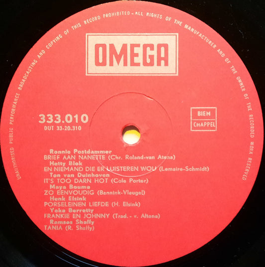 Various - Cabaret Is In! (LP) Vinyl LP Vinyl Zeer Goed / Hoesje Goed "VINYLSINGLES.NL"