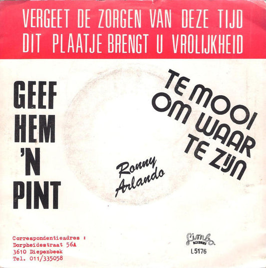 Ronny Arlando - Geef Hem 'N Pint