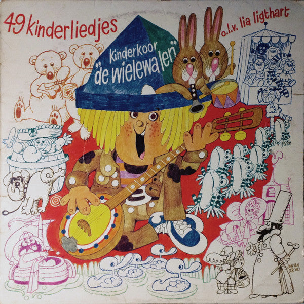 Kinderkoor De Wielewalen - 49 Kinderliedjes (LP) 45317 Vinyl LP VINYLSINGLES.NL