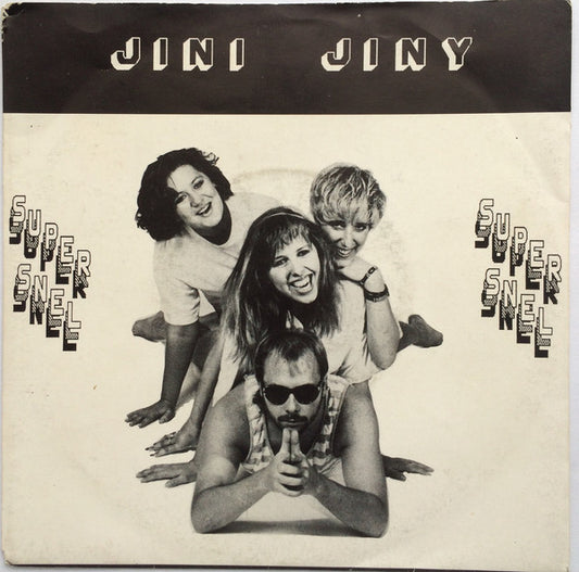 Jini Jiny - Supersnel Vinyl Singles Vinyl Very Good (VG) <br> Hoes Good Plus (G+)