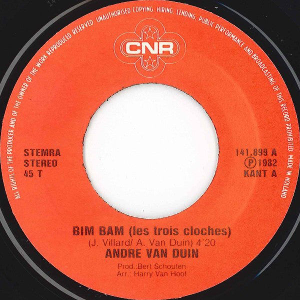 André van Duin - Bim Bam 06624 05285 Vinyl Singles VINYLSINGLES.NL