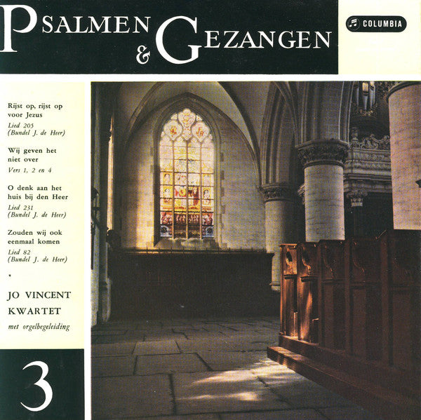 Jo Vincent Kwartet - Psalmen & Gezangen Deel 3 (EP) 05268 Vinyl Singles EP VINYLSINGLES.NL