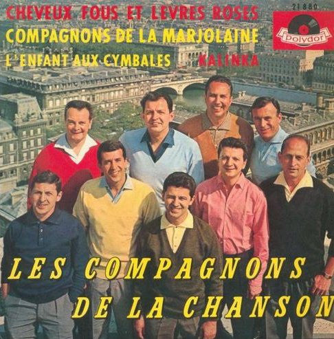 Compagnons De La Chanson - Cheveux Fous Et Lèvres Roses (EP) Vinyl Singles EP VINYLSINGLES.NL