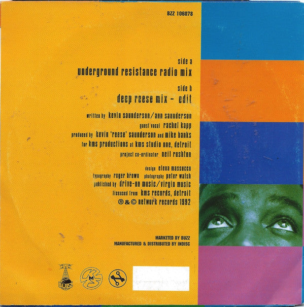 Reese Project - The Colour Of Love Vinyl Singles Vinyl Very Good (VG) <br> Hoes Good Plus (G+)