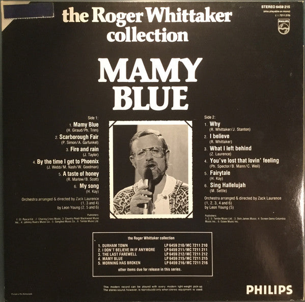 Roger Whittaker - Mamy Blue (LP) 41435 Vinyl LP VINYLSINGLES.NL