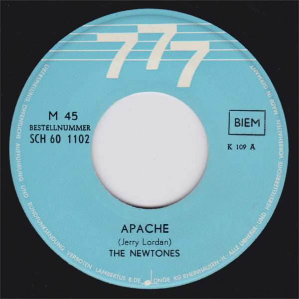 Newtones - Apache 16594 Vinyl Singles Goede Staat