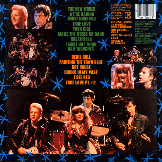 X - More Fun In The New World (LP) Vinyl LP Vinyl Zeer Goed / Hoesje Goed "VINYLSINGLES.NL"