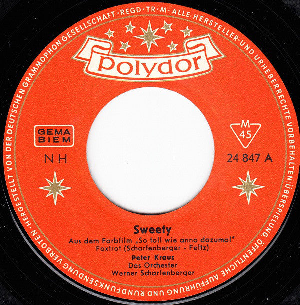 Peter Kraus - Sweety 21439 30070 Vinyl Singles VINYLSINGLES.NL