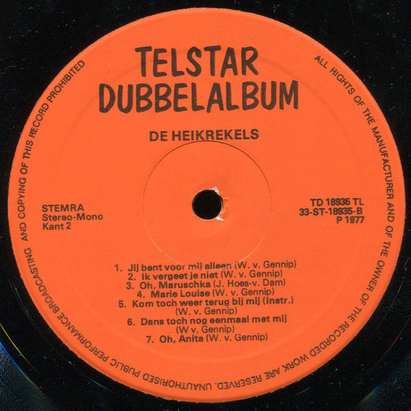 Heikrekels - Dubbel (LP) 48998 Vinyl LP VINYLSINGLES.NL