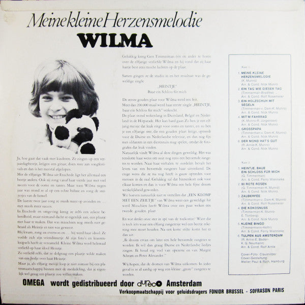 Wilma - Meine Kleine Herzensmelodie (LP) 41079 Vinyl LP VINYLSINGLES.NL