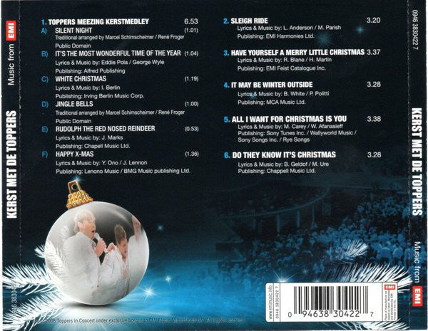 Toppers - Kerst Met De Toppers (CD) Compact Disc VINYLSINGLES.NL