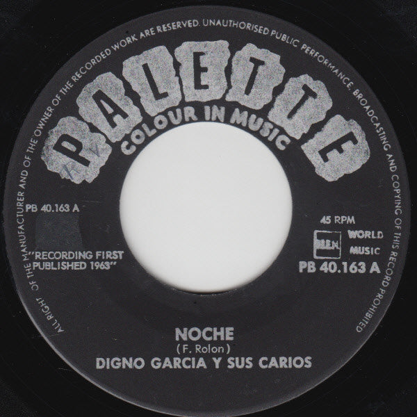 Digno Garcia Y Sus Carios - Noche 13795 Vinyl Singles Goede Staat