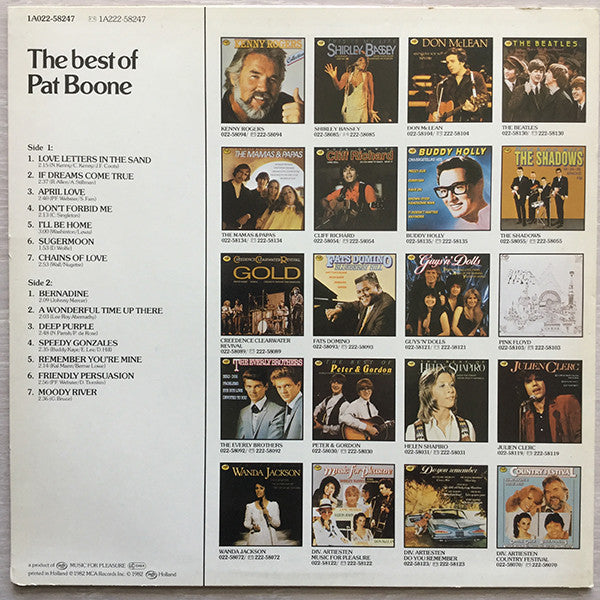 Pat Boone - The Best Of Pat Boone (LP) 49516 Vinyl LP VINYLSINGLES.NL