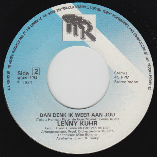 Lenny Kuhr - Weet Je Wie We Zagen 32041 Vinyl Singles Goede Staat