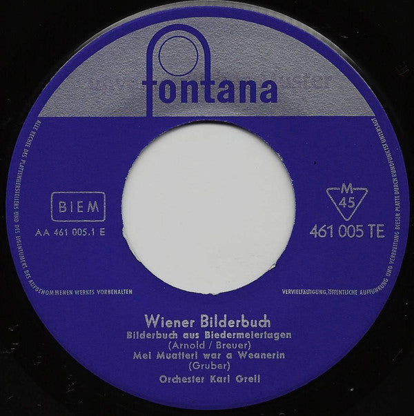 Karl Grell Und Sein Orchester - Wiener Bilderbuch (EP) 12546 Vinyl Singles EP VINYLSINGLES.NL