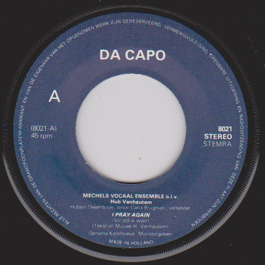 Hubert Delamboye, Mechels Vocaal Ensemble - I Pray Again