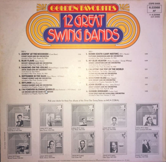 Various - Golden Favorites (** Great Swing Bands) (LP) Vinyl LP Vinyl Zeer Goed / Hoesje Goed "VINYLSINGLES.NL"