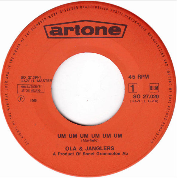 Ola & The Janglers - Um Um Um Um Um Um 32685 Vinyl Singles Goede Staat