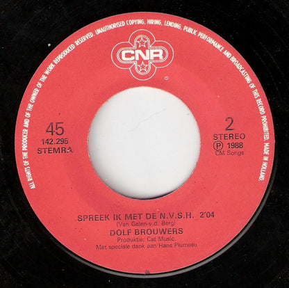 Dolf Brouwers - Al Die Rotzooi In De Rijn 33279 Vinyl Singles Vinyl Very Good (VG) <br> Hoes Good Plus (G+)
