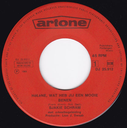 Sjakie Schram - Héléne, Wat Heb Jij Een Mooie Benen 28792 Vinyl Singles VINYLSINGLES.NL