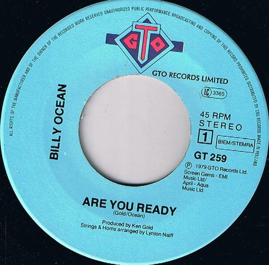 Billy Ocean - Are You Ready 36286