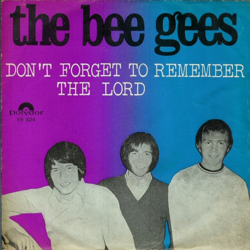 Bee Gees - Don't Forget To Remember 12811 Vinyl Singles Goede Staat