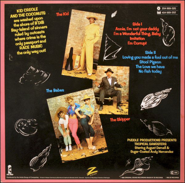 Kid Creole & The Coconuts - Tropical Gangsters (LP) 46480 Vinyl LP VINYLSINGLES.NL