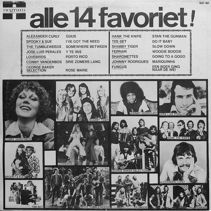 Various - Alle 14 Favoriet (LP) 48455 Vinyl LP Goede Staat