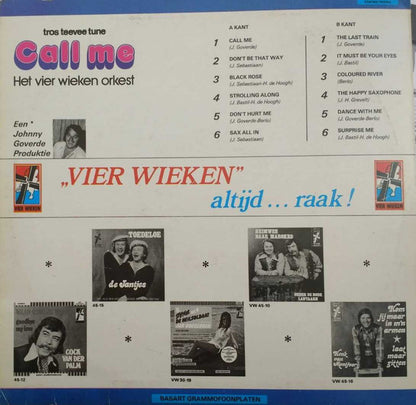 Vier Wieken Orkest - Call Me (LP) 46243 Vinyl LP VINYLSINGLES.NL