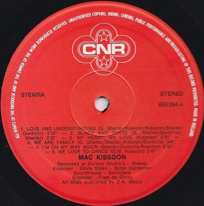 Mac Kissoon - Mac Kissoon (LP) 42494 Vinyl LP Goede Staat