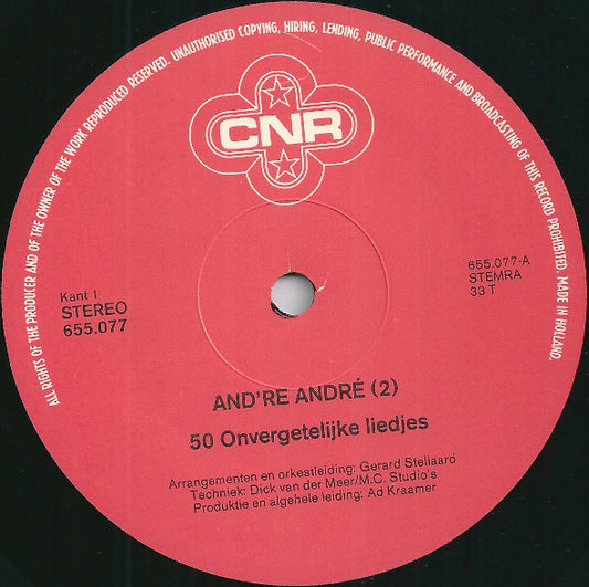 André van Duin - And're Andre 2 - 50 Onvergetelijke Liedjes (LP) 52212
