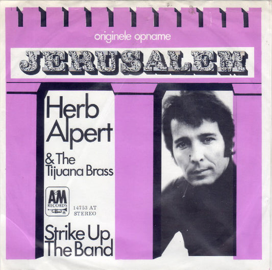 Herb Alpert & The Tijuana Brass - Jerusalem 19300 Vinyl Singles VINYLSINGLES.NL