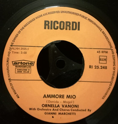 Ornella Vanoni - Ammore Mio 29267 Vinyl Singles Goede Staat