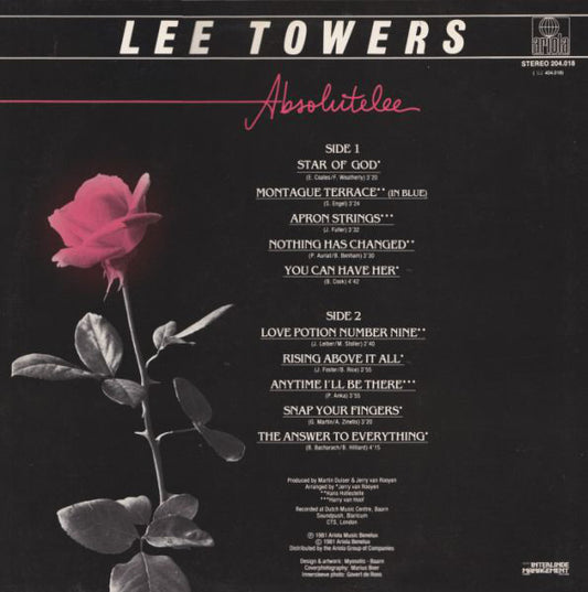 Lee Towers - Absolutelee (LP)
