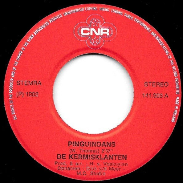 Kermisklanten - Pinguindans 31865 Vinyl Singles VINYLSINGLES.NL
