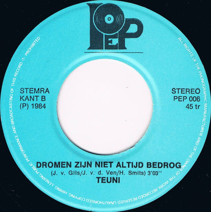 Teuni - Ik Trouw In Het Wit Vinyl Singles VINYLSINGLES.NL