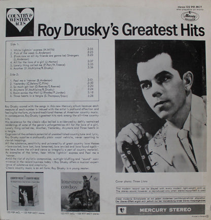 Roy Drusky's - Greatest Hits (LP) 41142 Vinyl LP VINYLSINGLES.NL