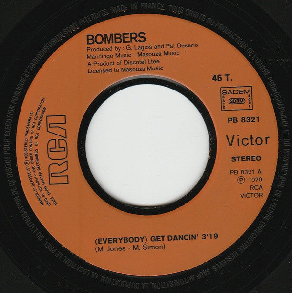 Bombers - (Everybody) Get Dancin' 15186 Vinyl Singles Goede Staat