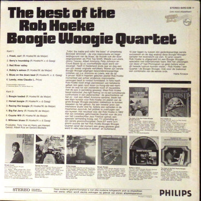 Rob Hoeke - The Best Of The Rob Hoeke Boogie Woogie Quartet (LP) 49622 Vinyl LP VINYLSINGLES.NL