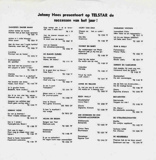 Zangeres Zonder Naam - Eduard En Helena 41323 Vinyl Singles Vinyl Zeer Goed / Hoesje Goed "VINYLSINGLES.NL"