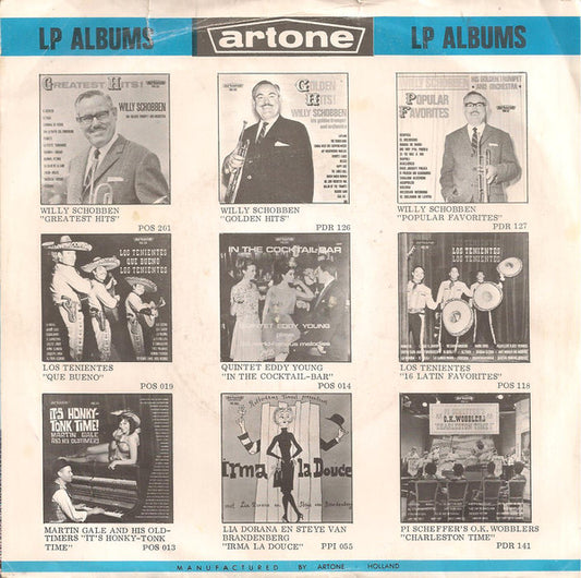 Willy Schobben - Somewhere My Love 34454 Vinyl Singles Vinyl Zeer Goed / Hoesje Goed "VINYLSINGLES.NL"