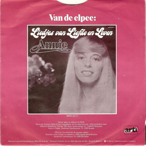 Annie - Ik Sta Te Blozen 12795 29002 Vinyl Singles VINYLSINGLES.NL